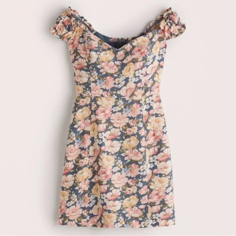 Abercrombie & Fitch Floral Mini Dress - Picture 1 of 8